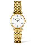  Shop Authentic Longines La Grande Classique De Longines White Dial Gold Steel Strap Watch for Women - L4.209.2.11.8 - Luxxuri