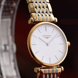  Shop Authentic Longines La Grande Classique White Dial Two Tone Mesh Bracelet Watch for Women - L4.209.2.12.7 - Luxxuri