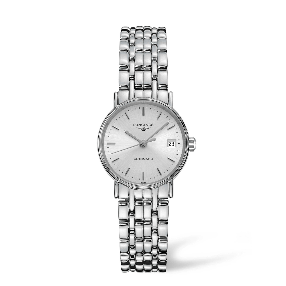  Shop Authentic Longines Presence 25.5mm Automatic Stainless Steel Watch for Women - L4.321.4.72.6 - Luxxuri