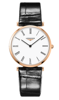  Shop Authentic Longines La Grande Classique De Longines White Dial Black Leather Strap Watch for Women - L4.755.1.91.2 - Luxxuri
