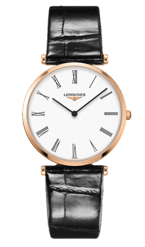  Shop Authentic Longines La Grande Classique De Longines White Dial Black Leather Strap Watch for Women - L4.755.1.91.2 - Luxxuri