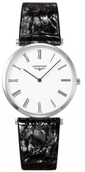  Shop Authentic Longines La Grande Classique De Longines White Dial Black Leather Strap Watch for Women - L4.755.4.11.2 - Luxxuri
