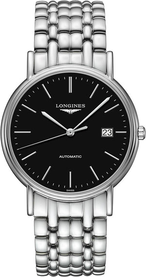 Shop Authentic Longines Presence 38.5mm Automatic Stainless Steel Watch for Men - L4.921.4.52.6 - Luxxuri