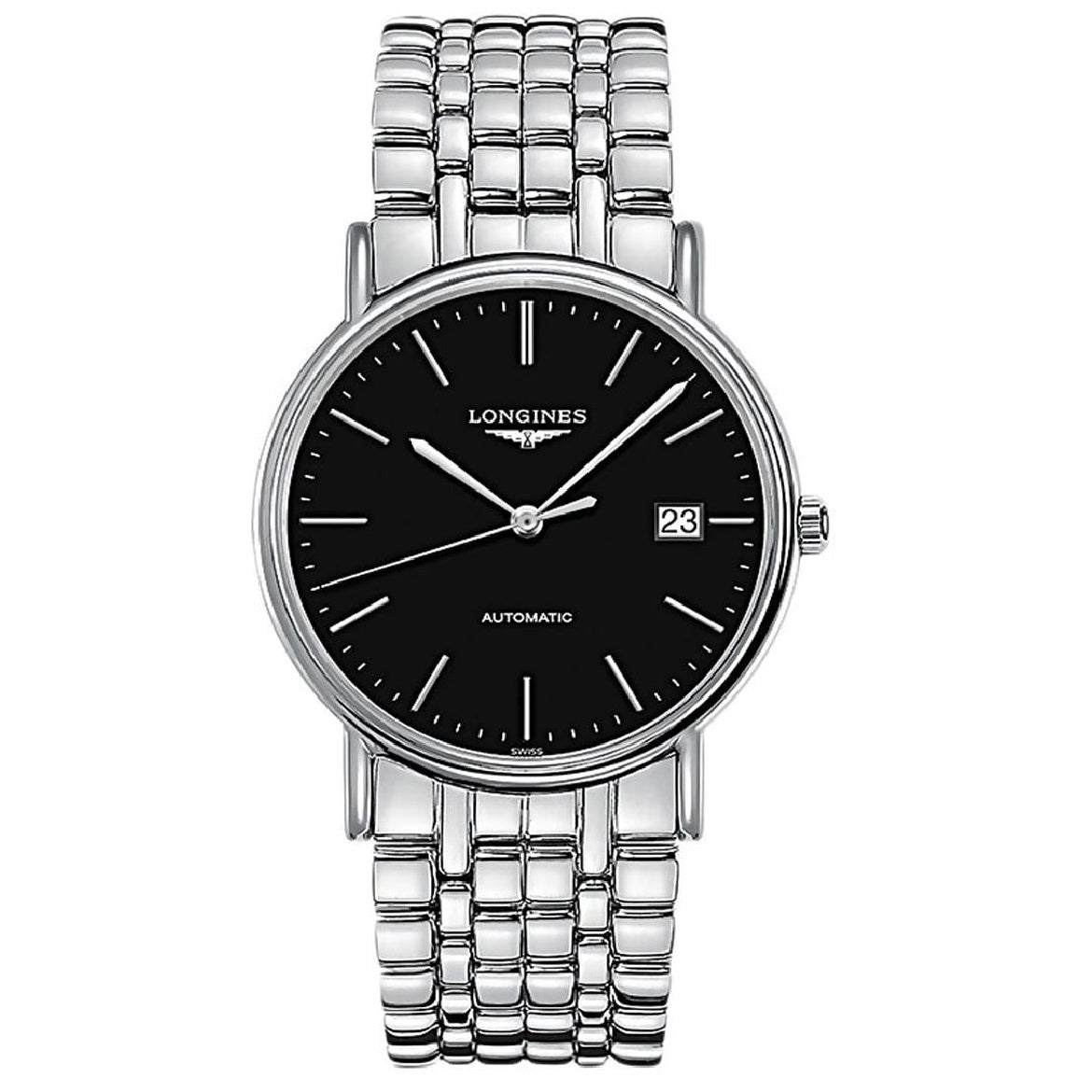  Shop Authentic Longines Presence 38.5mm Automatic Stainless Steel Watch for Men - L4.921.4.52.6 - Luxxuri