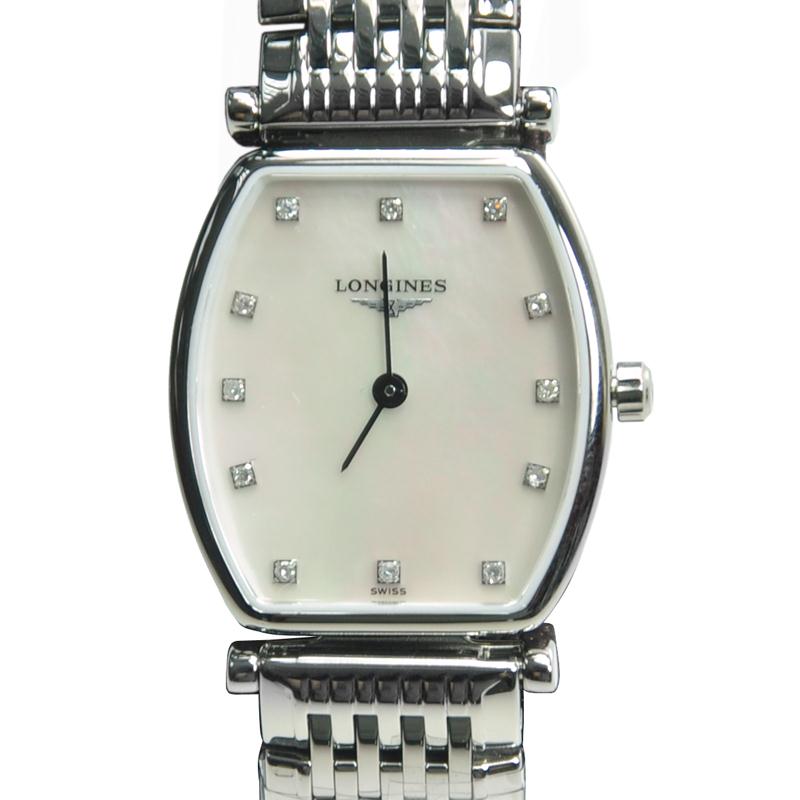  Shop Authentic Longines La Grande Classique de Longines Tonneau White Dial Silver Steel Strap Watch for Women - L4.205.4.87.6 - Luxxuri
