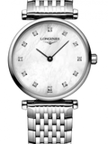  Shop Authentic Longines La Grande Classique Diamonds White Dial Silver Steel Strap Watch for Women - L4.209.4.87.6 - Luxxuri
