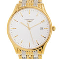  Shop Authentic Longines Lyre Quartz White Dial Gold Stainless Steel Watch for Women - L4.859.2.12.7 - Luxxuri