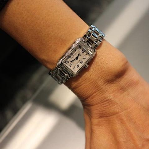  Shop Authentic Longines Dolcevita Diamonds Silver Dial Silver Steel Strap Watch for Women - L5.258.0.71.6 - Luxxuri