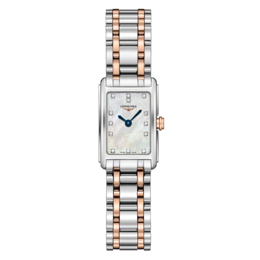  Shop Authentic Longines Dolcevita Mother of Pearl Diamond Dial Two Tone Steel Strap Watch for Women - L5.258.5.87.7 - Luxxuri