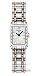  Shop Authentic Longines Dolcevita Diamonds Mother of Pearl White Dial Two Tone Steel Strap Watch for Women - L5.258.5.89.7 - Luxxuri