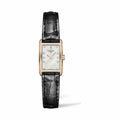  Shop Authentic Longines Dolcevita Diamonds Mother of Pearl White Dial Black Leather Strap Watch for Women - L5.258.8.87.0 - Luxxuri