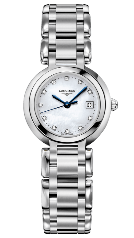  Shop Authentic Longines PrimaLuna Mother of Pearl Dial Silver Steel Strap Watch for Women - L8.110.4.87.6 - Luxxuri