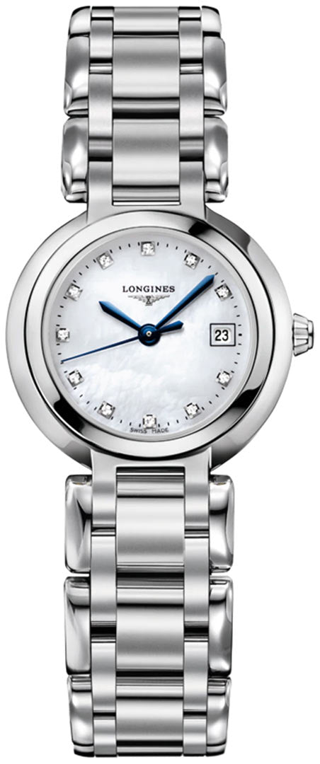  Shop Authentic Longines PrimaLuna Mother of Pearl Dial Silver Steel Strap Watch for Women - L8.110.4.87.6 - Luxxuri