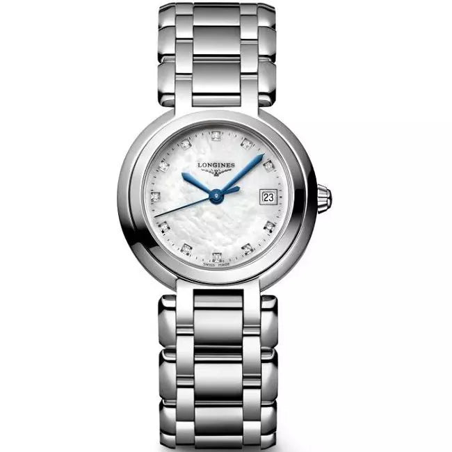  Shop Authentic Longines PrimaLuna Mother of Pearl Dial Silver Steel Strap Watch for Women - L8.110.4.87.6 - Luxxuri