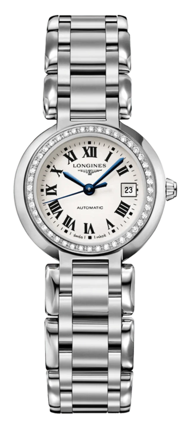  Shop Authentic Longines PrimaLuna 26.5mm Automatic Stainless Steel Watch for Women - L8.111.0.71.6 - Luxxuri