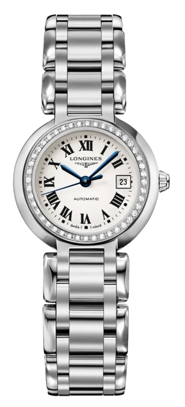  Shop Authentic Longines PrimaLuna 26.5mm Automatic Stainless Steel Watch for Women - L8.111.0.71.6 - Luxxuri