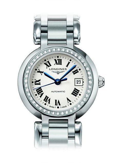  Shop Authentic Longines PrimaLuna 26.5mm Automatic Stainless Steel Watch for Women - L8.111.0.71.6 - Luxxuri