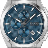  Shop Authentic Hugo Boss Grandmaster Blue Dial Silver Steel Strap Watch for Men - 1513884 - Luxxuri