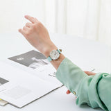  Shop Authentic Emporio Armani Gianni T Bar Analog Crystals Silver Dial Blue Leather Strap Watch For Women - AR11443 - Luxxuri