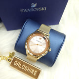  Shop Authentic Swarovski Octea Nova Analog Gold Dial Gold Mesh Strap Watch for Women - 5649993 - Luxxuri