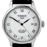  Shop Authentic Tissot T Classic Le Locle Automatic Silver Dial Black Leather Strap Watch For Men - T41.1.423.33 - Luxxuri