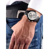  Shop Authentic Hugo Boss Rafale Chronograh Quartz White Dial Black Leather Strap Watch For Men - HB1513403 - Luxxuri