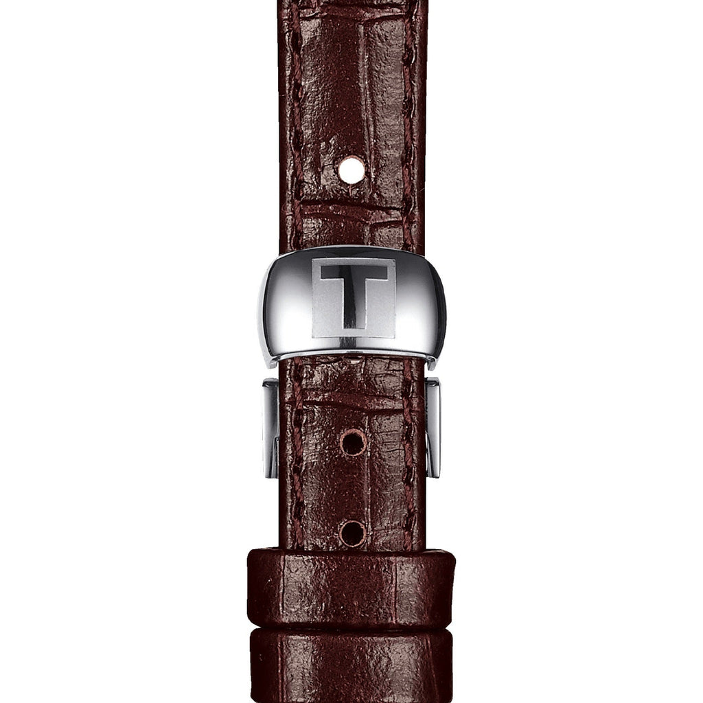  Shop Authentic Tissot Le Locle Automatic Lady Silver Dial Brown Leather Strap Watch For Women - T41.1.113.77 - Luxxuri