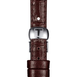  Shop Authentic Tissot Le Locle Automatic Lady Silver Dial Brown Leather Strap Watch For Women - T41.1.113.77 - Luxxuri