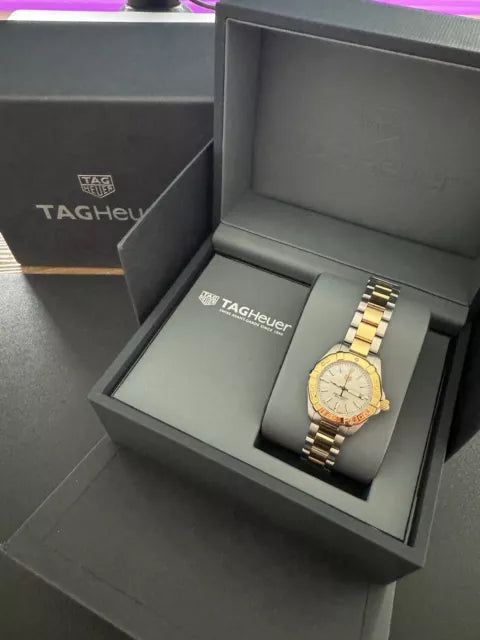  Shop Authentic Tag Heuer Aquaracer Silver Dial Two Tone Steel Strap Watch for Women - WBD1120.BB0930 - Luxxuri