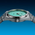 Tissot PRX Powermatic 80 Automatic Mint Green Dial Silver Steel Strap Watch for Men - T137.407.11.091.01