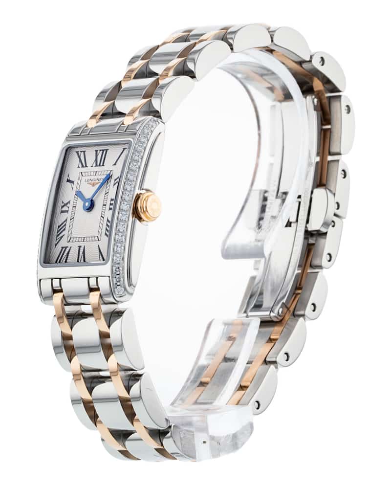  Shop Authentic Longines Dolcevita Diamonds White Dial Two Tone Steel Strap Watch for Women - L5.258.5.79.7 - Luxxuri