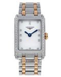  Shop Authentic Longines Dolcevita Diamonds Mother of Pearl White Dial Two Tone Steel Strap Watch for Women - L5.258.5.89.7 - Luxxuri
