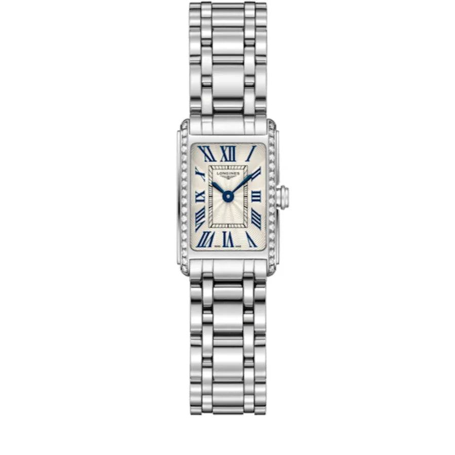  Shop Authentic Longines Dolcevita Diamonds Silver Dial Silver Steel Strap Watch for Women - L5.258.0.71.6 - Luxxuri
