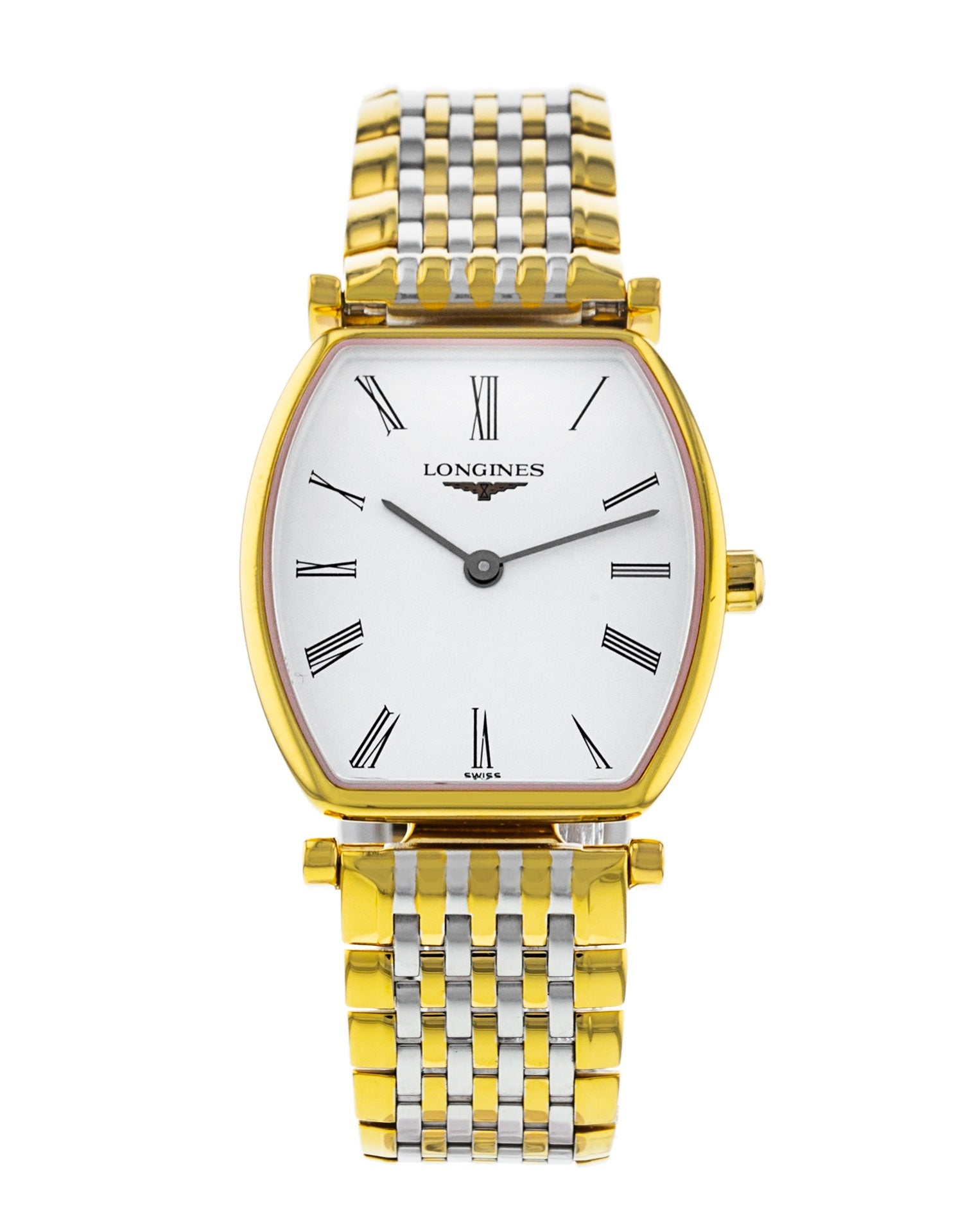  Shop Authentic Longines La Grande Classique de Longines Tonneau 22 Gold Watch for Women - L4.205.2.11.7 - Luxxuri