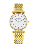  Shop Authentic Longines La Grande Classique White Dial Two Tone Mesh Bracelet Watch for Women - L4.209.2.12.7 - Luxxuri