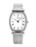  Shop Authentic Longines La Grande Classique de Longines Tonneau 22 Diamond Watch for Women - L4.288.0.11.6 - Luxxuri