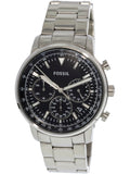  Shop Authentic Fossil Goodwin Chronograph Black Dial Silver Steel Strap Watch for Men - FS5412 - Luxxuri