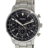  Shop Authentic Fossil Goodwin Chronograph Black Dial Silver Steel Strap Watch for Men - FS5412 - Luxxuri