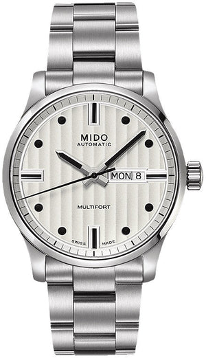  Shop Authentic Mido Multifort Automatic Silver Dial Silver Steel Strap Watch For Men - M005.430.11.031.80 - Luxxuri