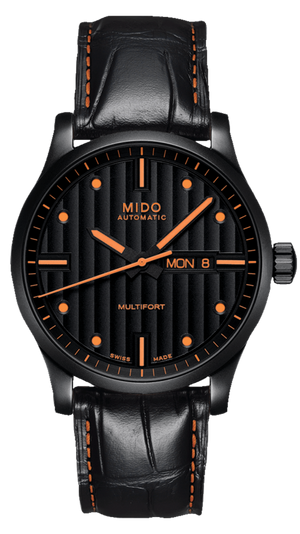  Shop Authentic Mido Multifort Automatic Special Edition Black Dial Black Leather Strap Watch For Men - M005.430.36.051.80 - Luxxuri