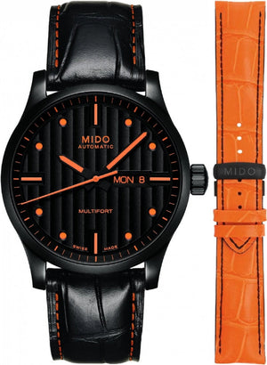  Shop Authentic Mido Multifort Automatic Special Edition Black Dial Black Leather Strap Watch For Men - M005.430.36.051.80 - Luxxuri