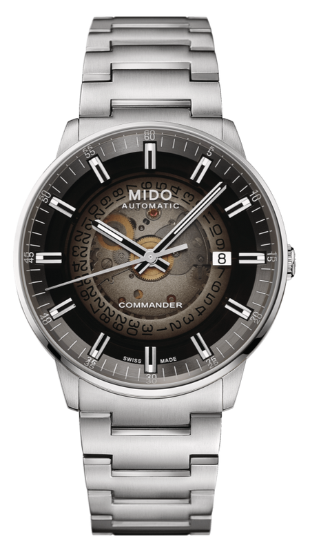  Shop Authentic Mido Commander Automatic Gradient Black Dial Silver Steel Strap Watch For Men - M021.407.11.411.00 - Luxxuri