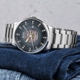  Shop Authentic Mido Commander Automatic Gradient Black Dial Silver Steel Strap Watch For Men - M021.407.11.411.00 - Luxxuri