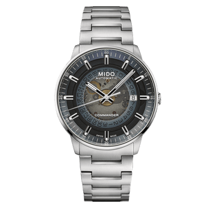  Shop Authentic Mido Commander Automatic Gradient Blue Dial Silver Steel Strap Watch For Men - M021.407.11.411.01 - Luxxuri