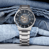  Shop Authentic Mido Commander Automatic Gradient Blue Dial Silver Steel Strap Watch For Men - M021.407.11.411.01 - Luxxuri