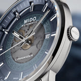 Shop Authentic Mido Commander Automatic Gradient Blue Dial Silver Steel Strap Watch For Men - M021.407.11.411.01 - Luxxuri