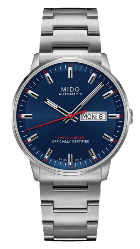  Shop Authentic Mido Commander II Automatic Chronometer Blue Dial Silver Steel Strap Watch For Men - M021.431.11.041.00 - Luxxuri