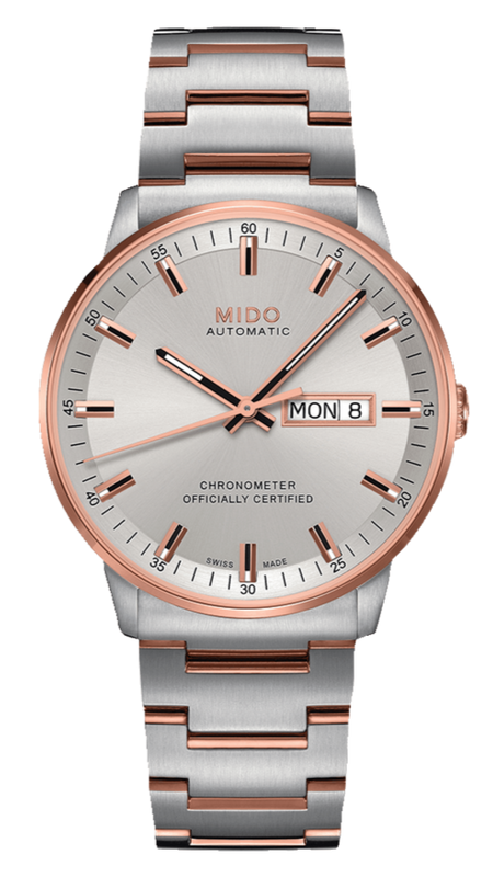  Shop Authentic Mido Commander II Chronometer Automatic Silver Dial Two Tone Steel Strap Watch For Men - M021.431.22.031.00 - Luxxuri