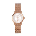 Tissot T Classic Carson Premium White Dial Rose Gold Steel Strap Watch for Women - T122.207.33.031.00