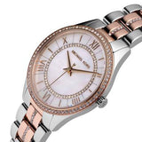  Shop Authentic Michael Kors Lauryn Mother of Pearl Dial Two Tone Steel Strap Watch For Women - MK3979 - Luxxuri